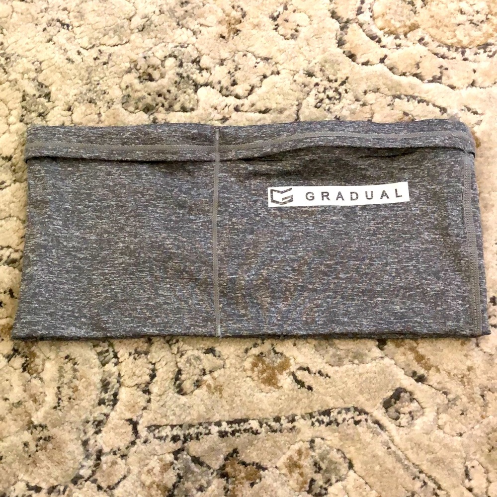 Gradual Grey Travel Money Band for Passport, ID, Keys Jewelry, Cash or Valuables